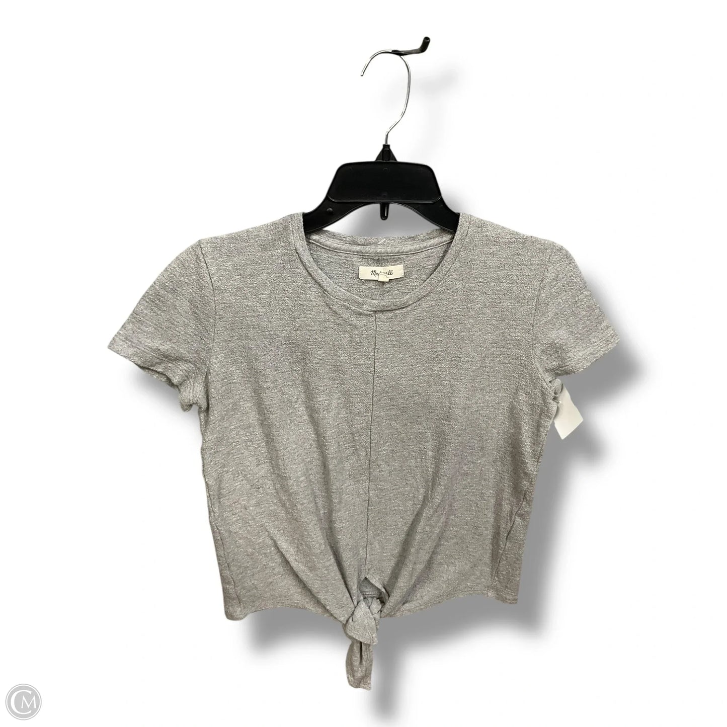 Top Short Sleeve By Madewell In Grey, Size: Xxs