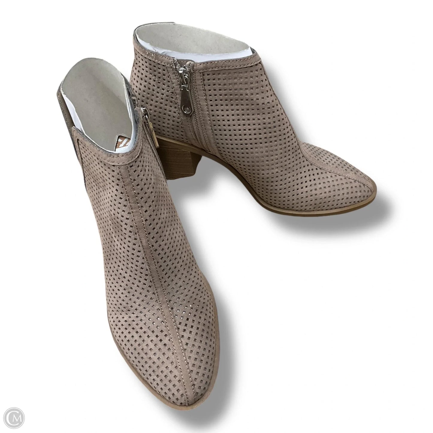 Boots Ankle Heels By Dolce Vita In Tan, Size: 8