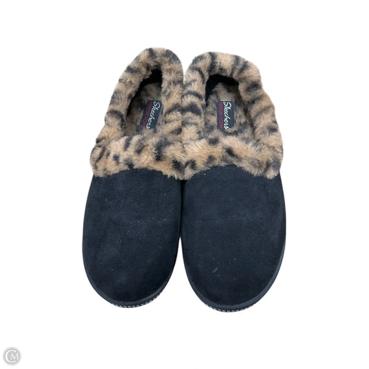 Slippers By Skechers In Black