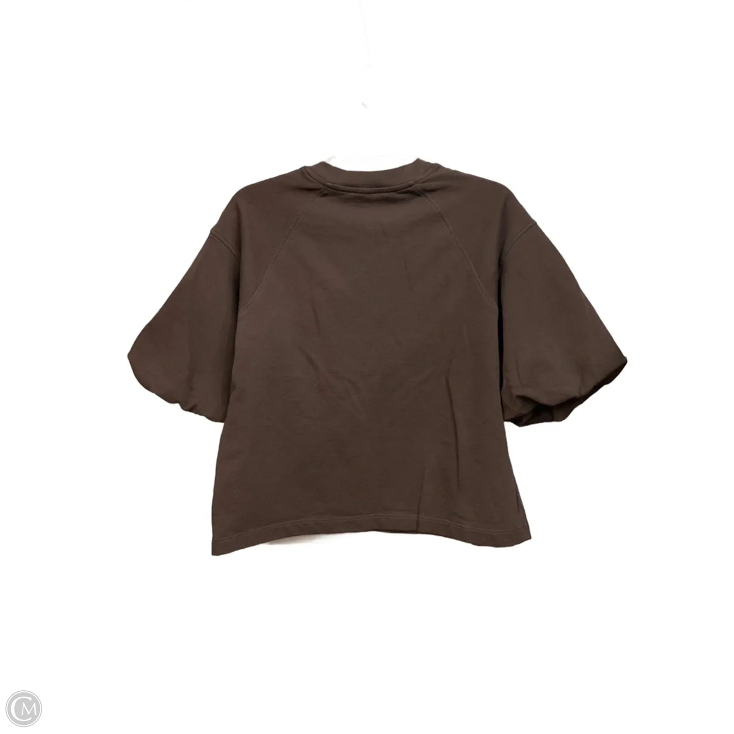 Top Short Sleeve Basic By Madewell In Brown, Size: S