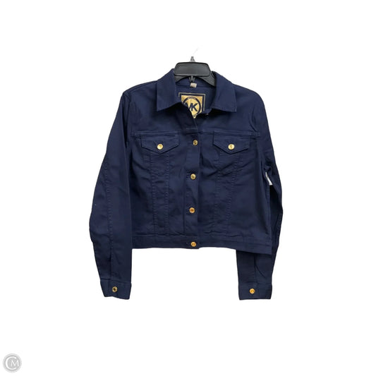 Jacket Denim By Michael By Michael Kors In Blue, Size: L