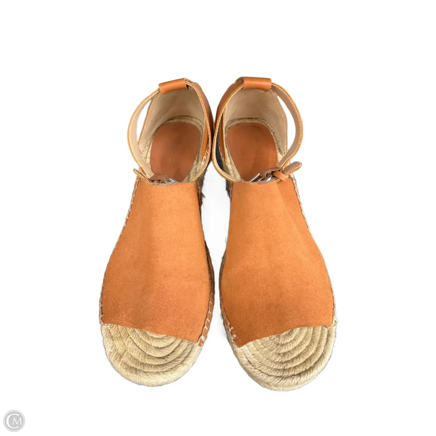Sandals Heels Wedge By Gap In Tan, Size: 8.5