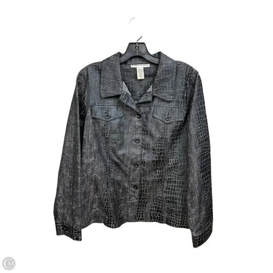 Jacket Other By Bamboo Traders In Snakeskin Print, Size: L