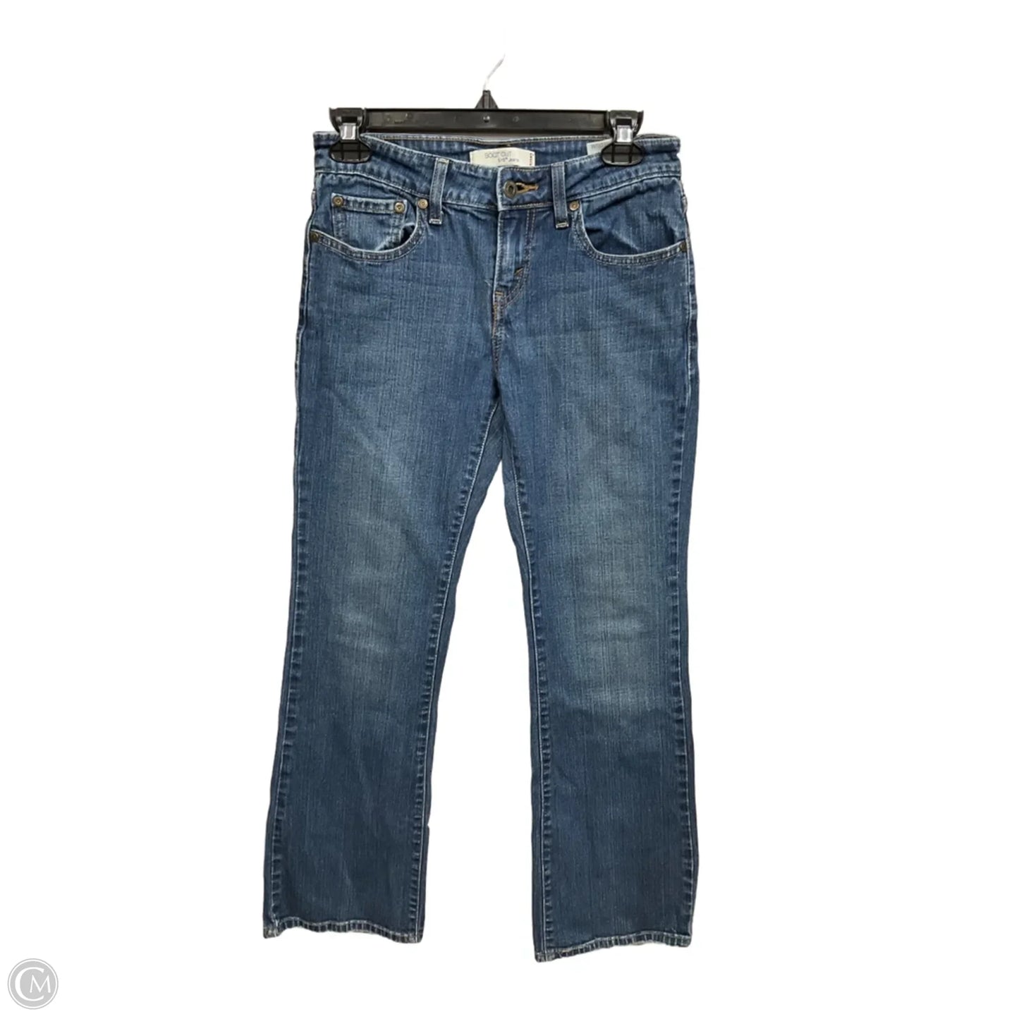 Jeans Boot Cut By Levis In Blue Denim, Size: 2