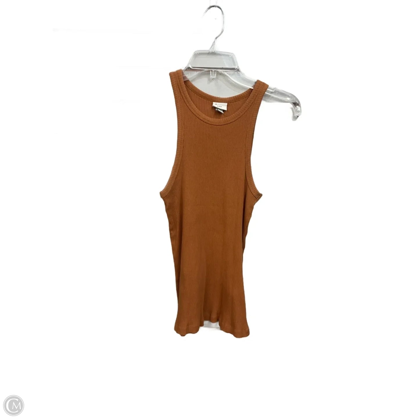 Top Sleeveless Basic By A New Day In Tan, Size: M