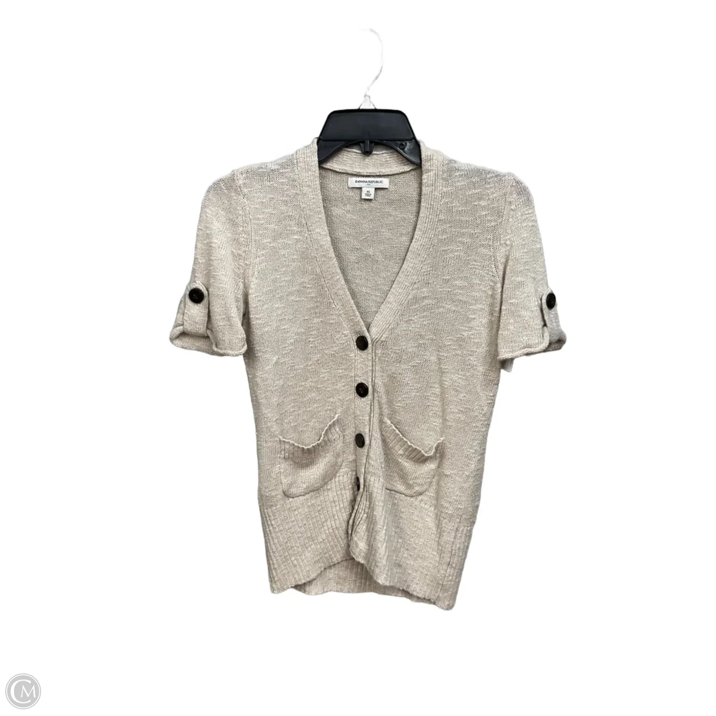 Cardigan By Banana Republic In Tan, Size: Xs