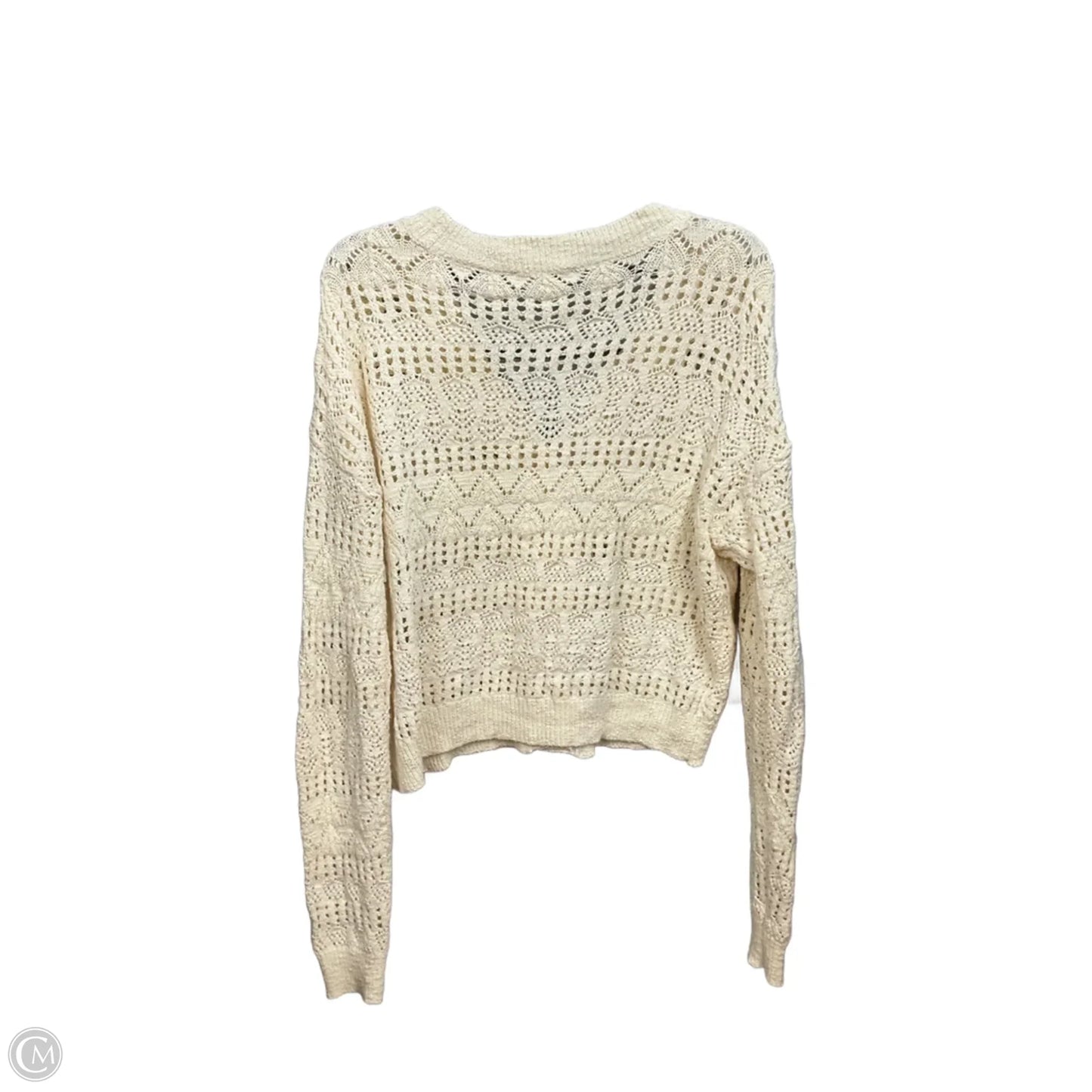 Cardigan By Doe & Rae In Cream, Size: L