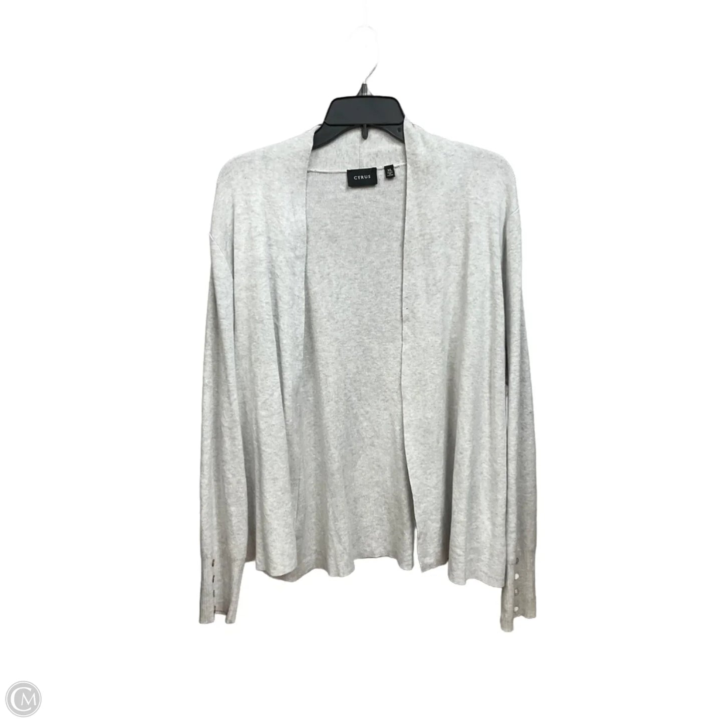 Cardigan By Cyrus In Grey, Size: Xl