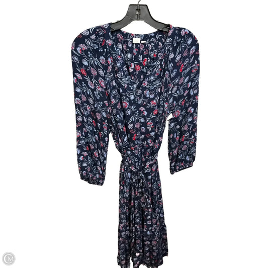 Dress Casual Midi By Gap In Blue, Size: M