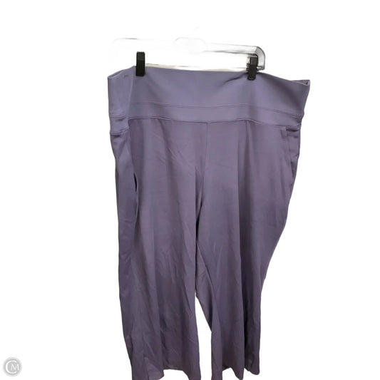 Athletic Pants By Athleta In Purple, Size: 2x