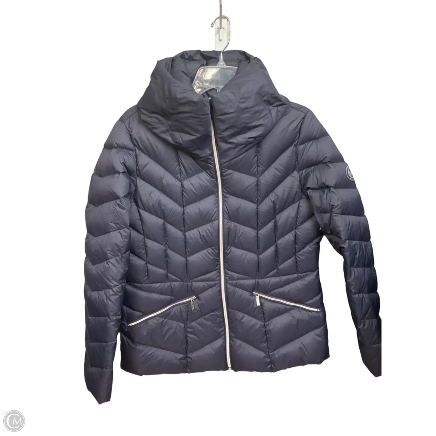 Coat Puffer & Quilted By Michael By Michael Kors In Blue, Size: L