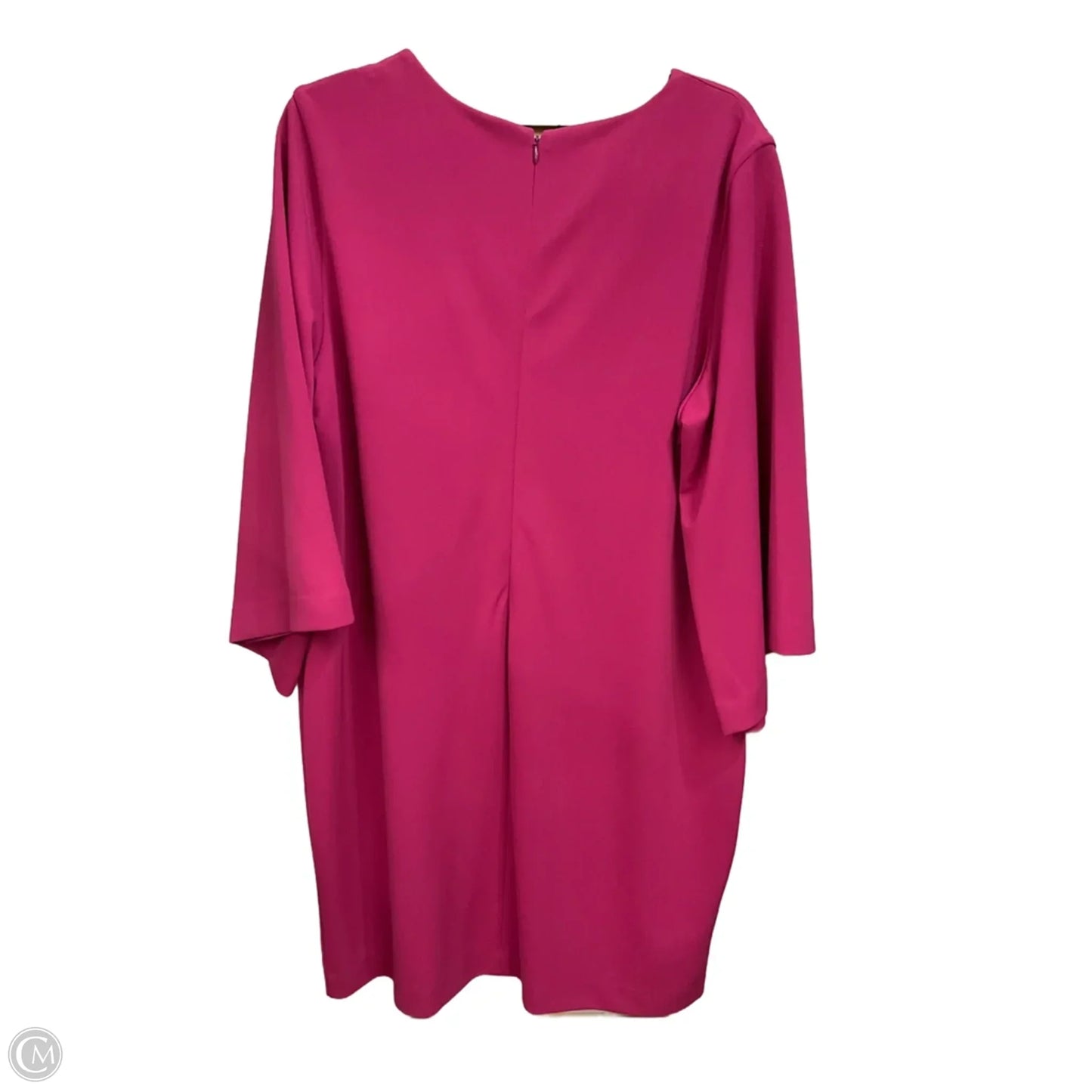 Dress Casual Midi By Chicos In Pink, Size: Xl