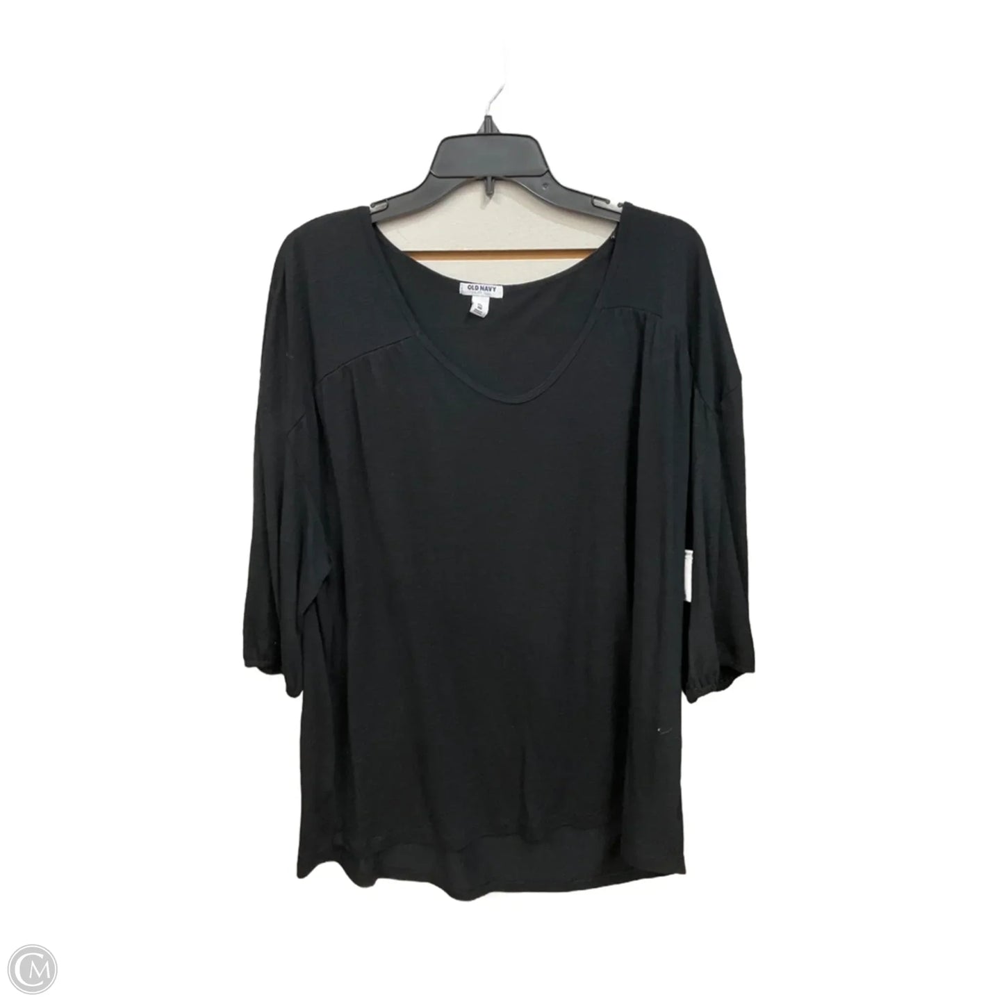 Top Short Sleeve By Old Navy In Black, Size: Xxl