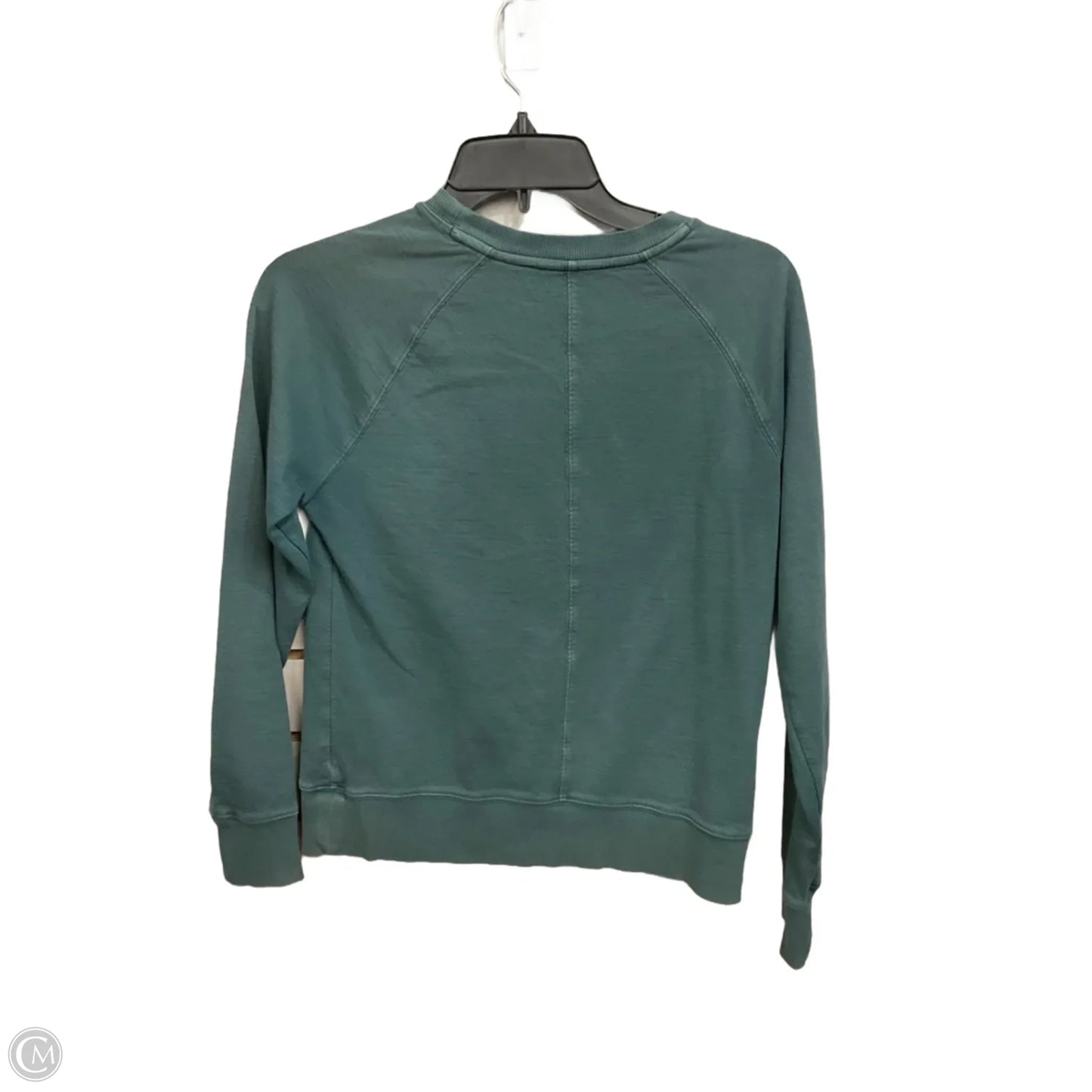 Athletic Top Long Sleeve Collar By Athleta In Green, Size: Xxs