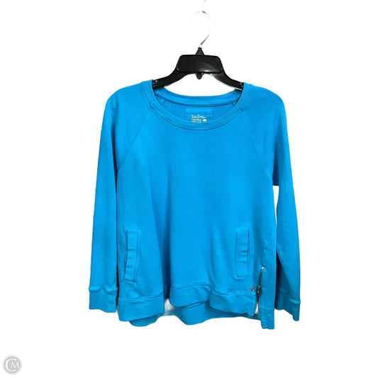 Sweatshirt Designer By Lilly Pulitzer In Blue, Size: L