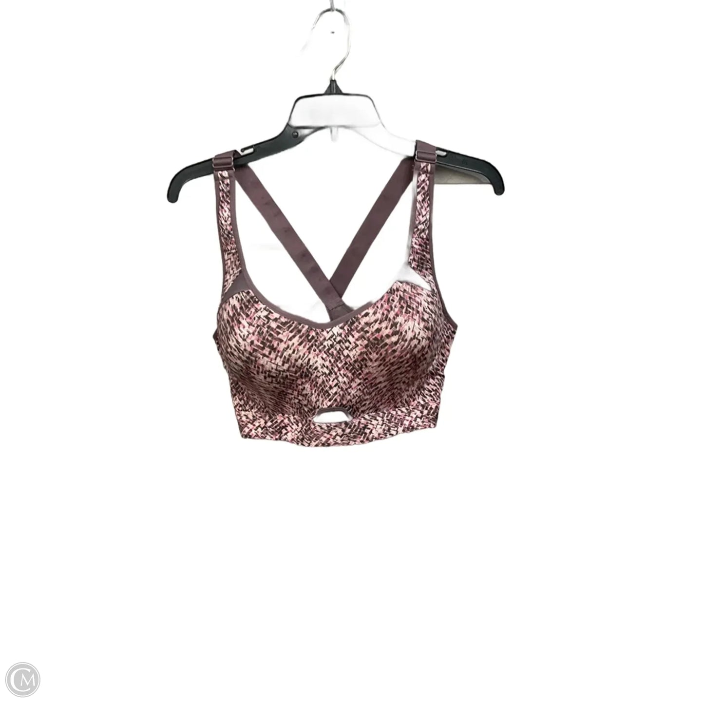Athletic Bra By Mta Sport In Purple, Size: 1x