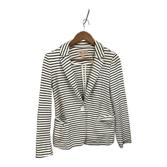 Blazer By Philosophy In Striped Pattern, Size: M