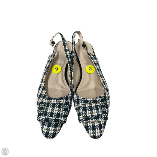 Shoes Heels Block By Laundry In Black & Yellow, Size: 9
