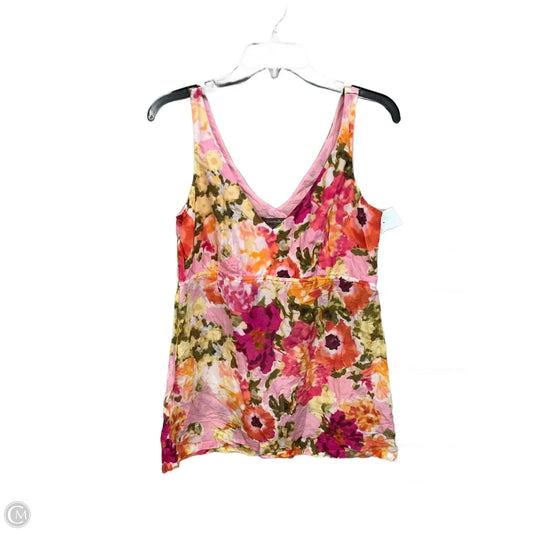 Top Sleeveless By Tommy Bahama In Floral Print, Size: S