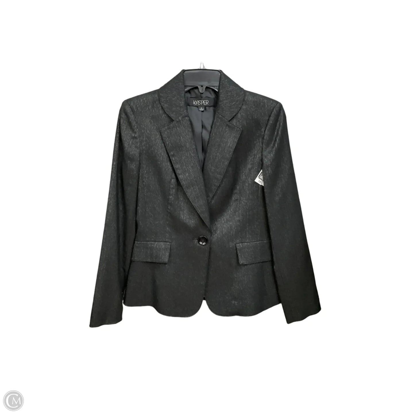 Pants Suit 2pc By Kasper In Black, Size: S