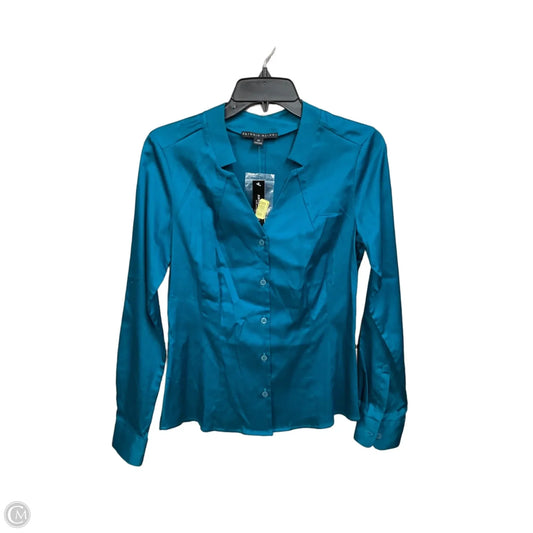 Blouse Long Sleeve By Antonio Melani In Blue, Size: Xs