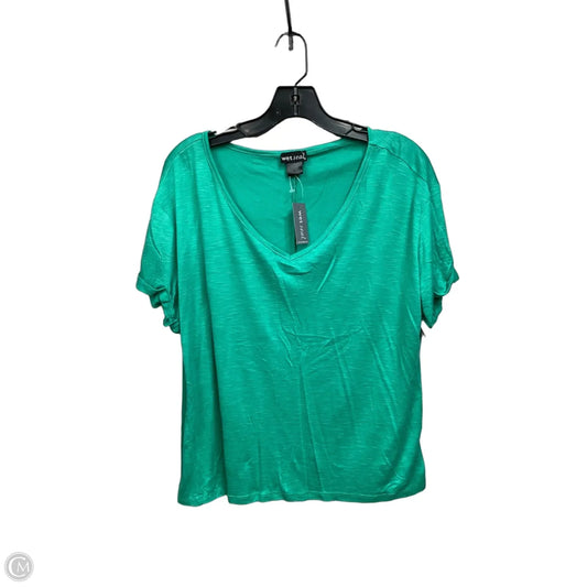 Top Short Sleeve Basic By Clothes Mentor In Green, Size: Xl