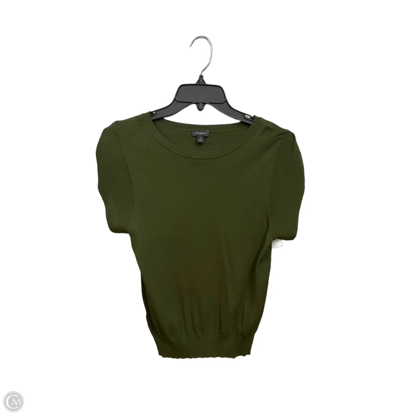 Top Short Sleeve By Ann Taylor In Green, Size: Xs