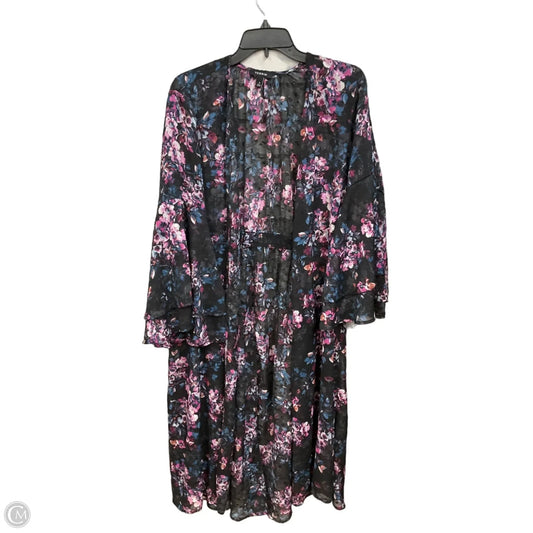 Kimono By Torrid In Floral Print, Size: L