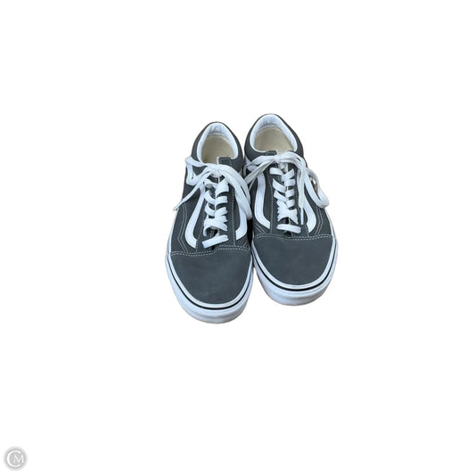 Shoes Sneakers By Vans In Grey, Size: 7.5
