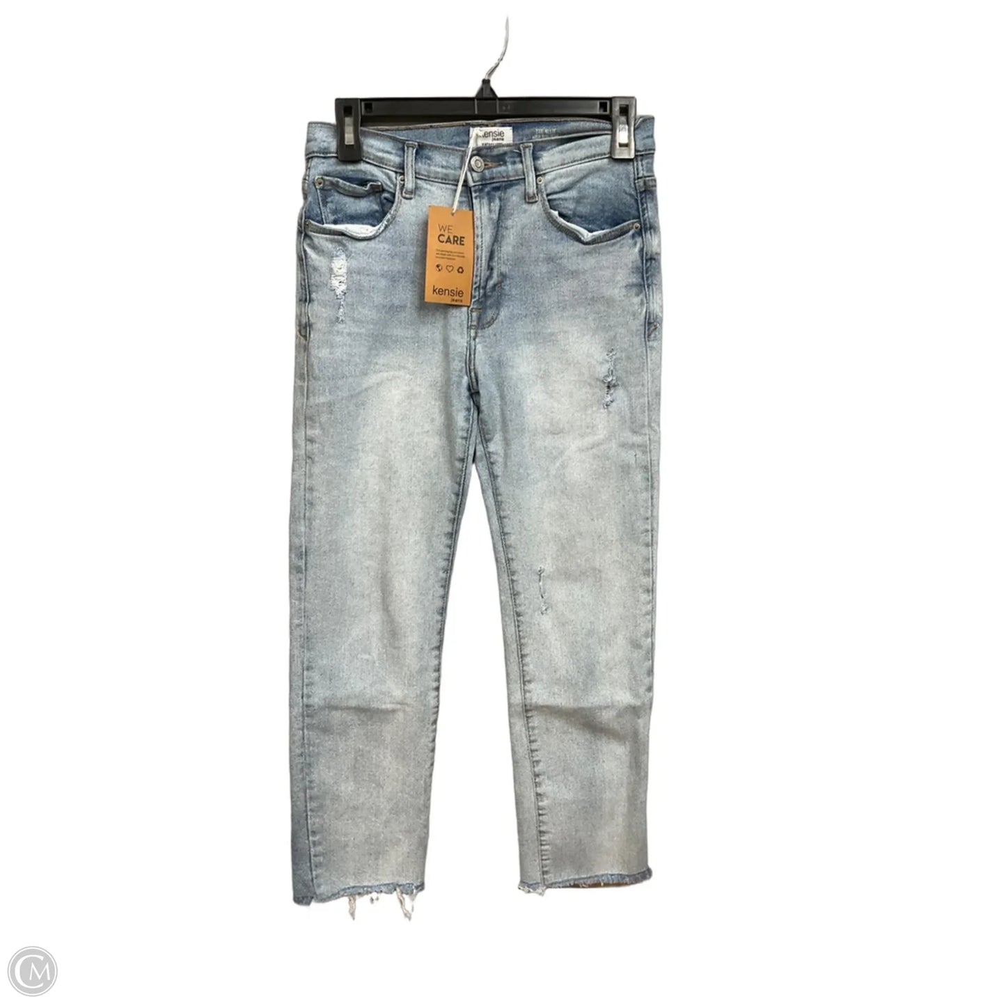 Jeans Straight By Kensie In Blue Denim, Size: 4