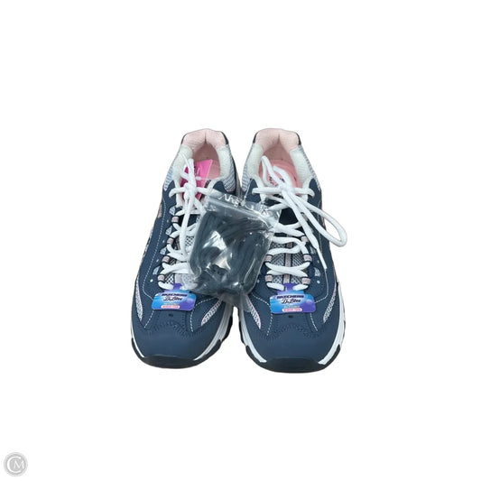 Shoes Sneakers By Skechers In Blue, Size: 8