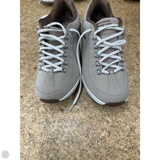 Shoes Athletic By Skechers In Brown & Cream, Size: 8.5