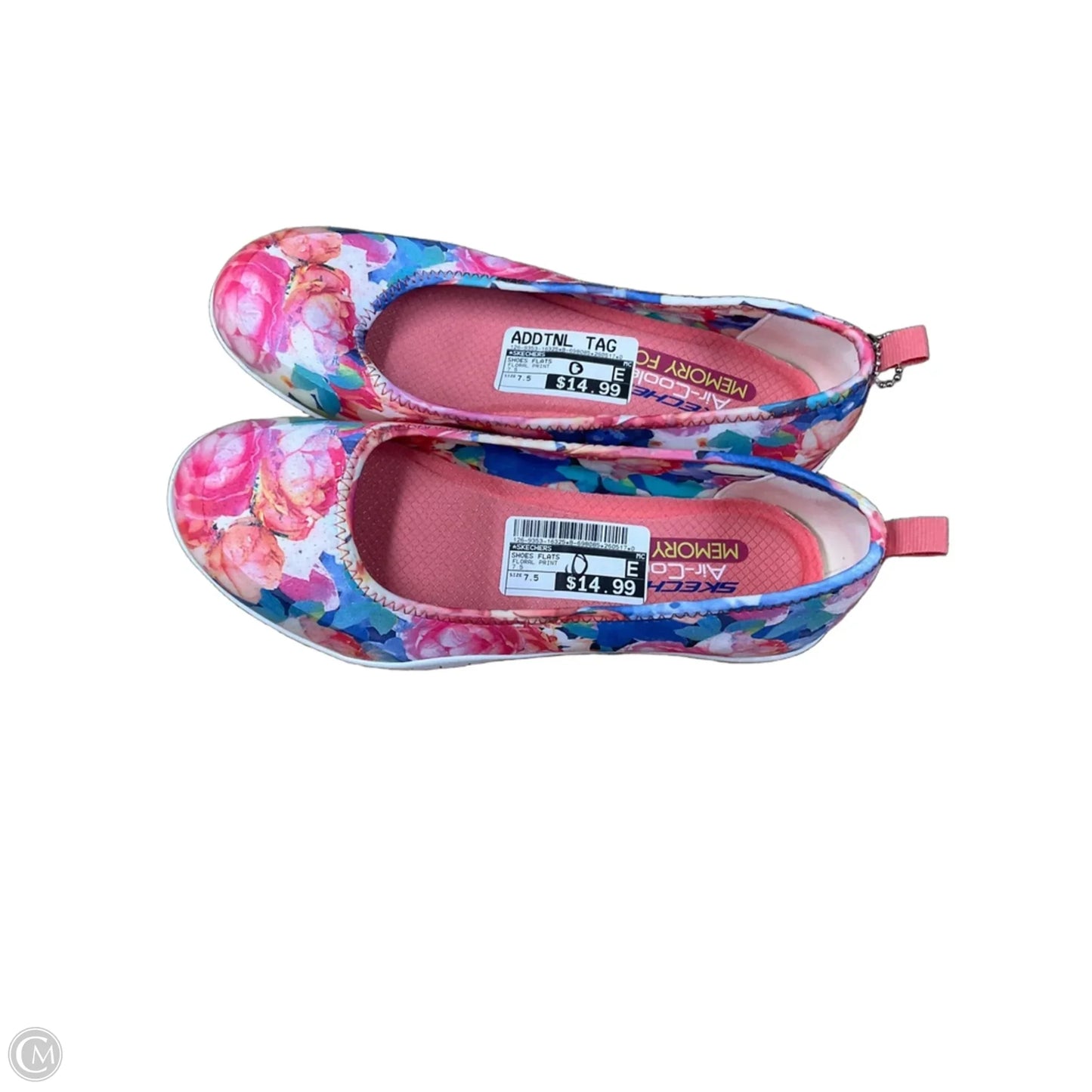 Shoes Flats By Skechers In Floral Print, Size: 7.5