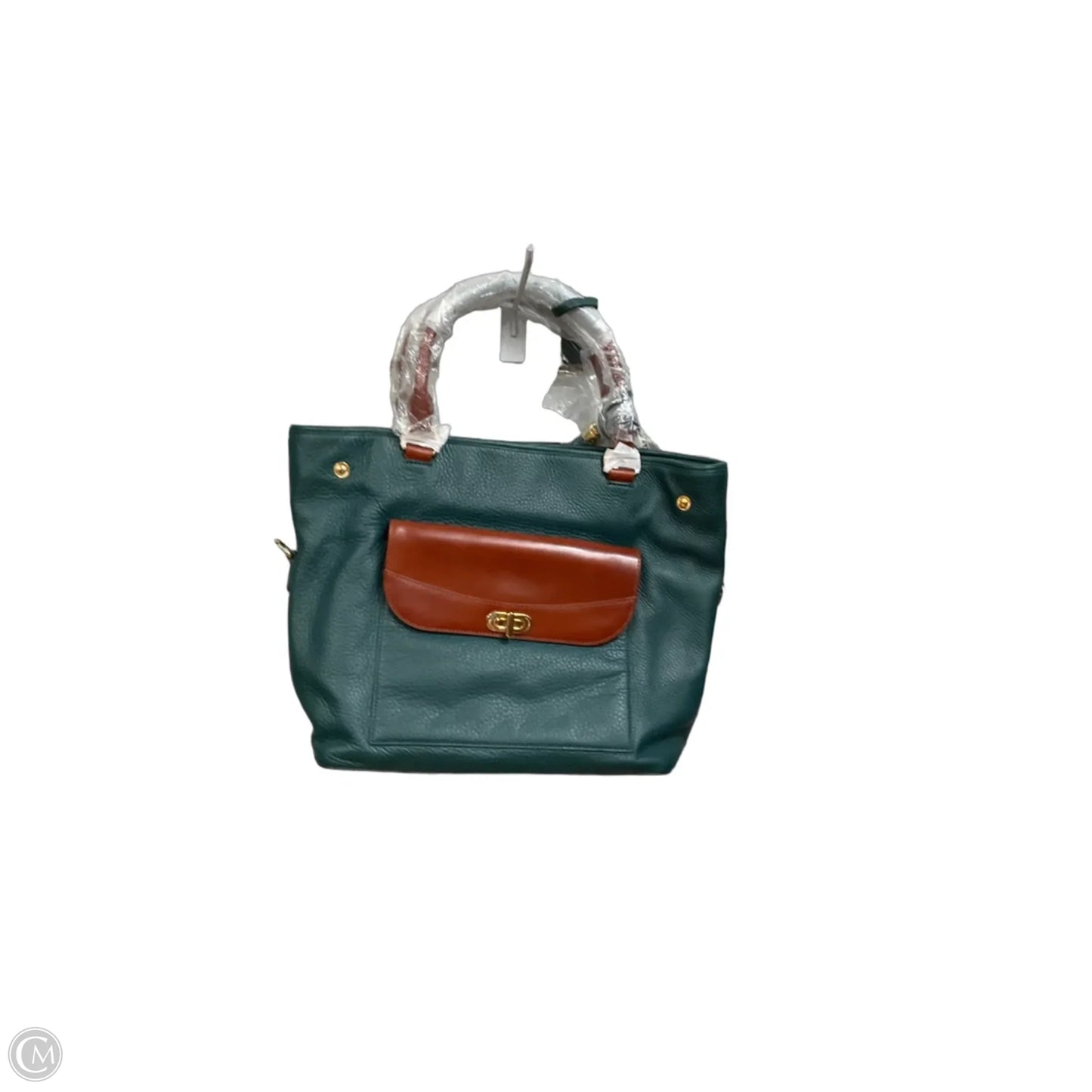 Handbag Leather By Isaac Mizrahi, Size: Large