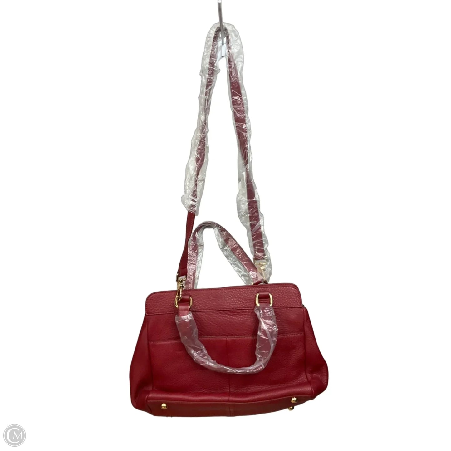 Handbag Leather By Isaac Mizrahi, Size: Large