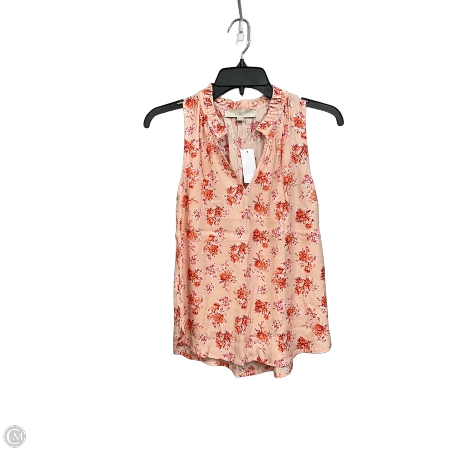 Top Sleeveless By Loft In Pink, Size: Xs