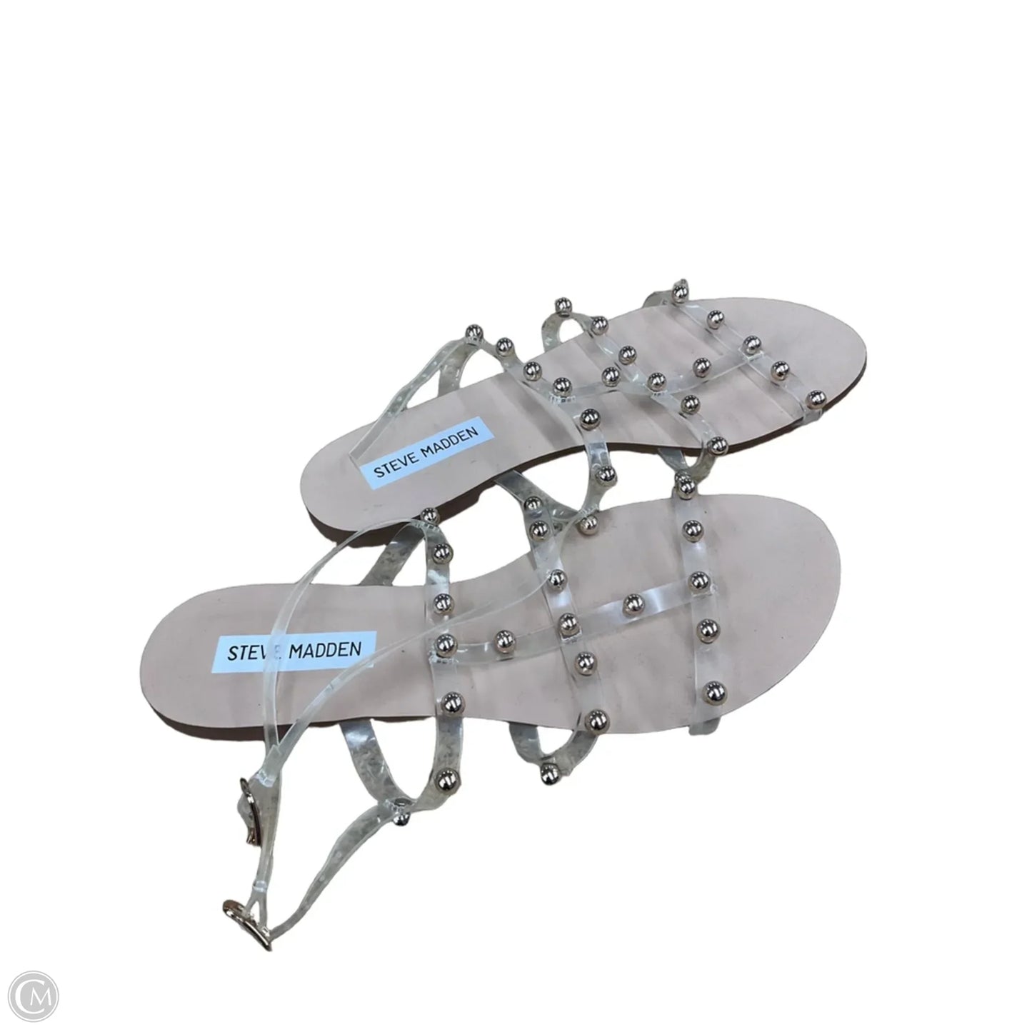 Sandals Flats By Steve Madden In Clear, Size: 7.5
