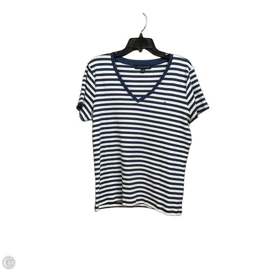 Top Short Sleeve By Tommy Hilfiger In Striped Pattern, Size: Xl