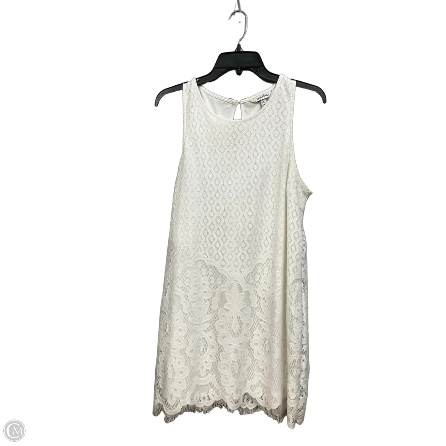 Dress Casual Short By Speechless In White, Size: Xl
