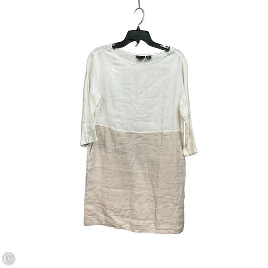 Top 3/4 Sleeve By Tahari In Cream, Size: M