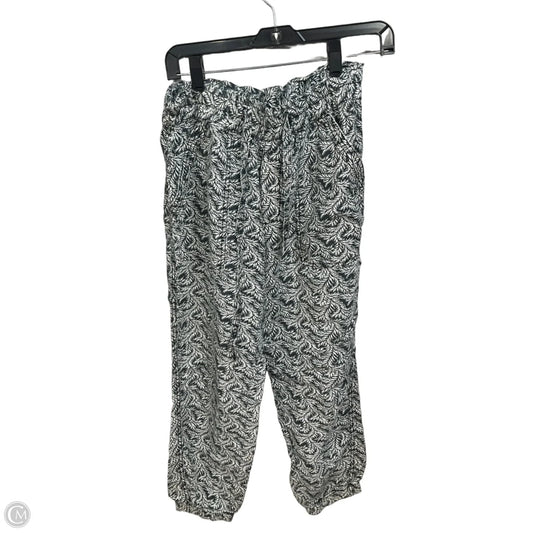 Pants Lounge By Anthropologie In Blue & White, Size: 4