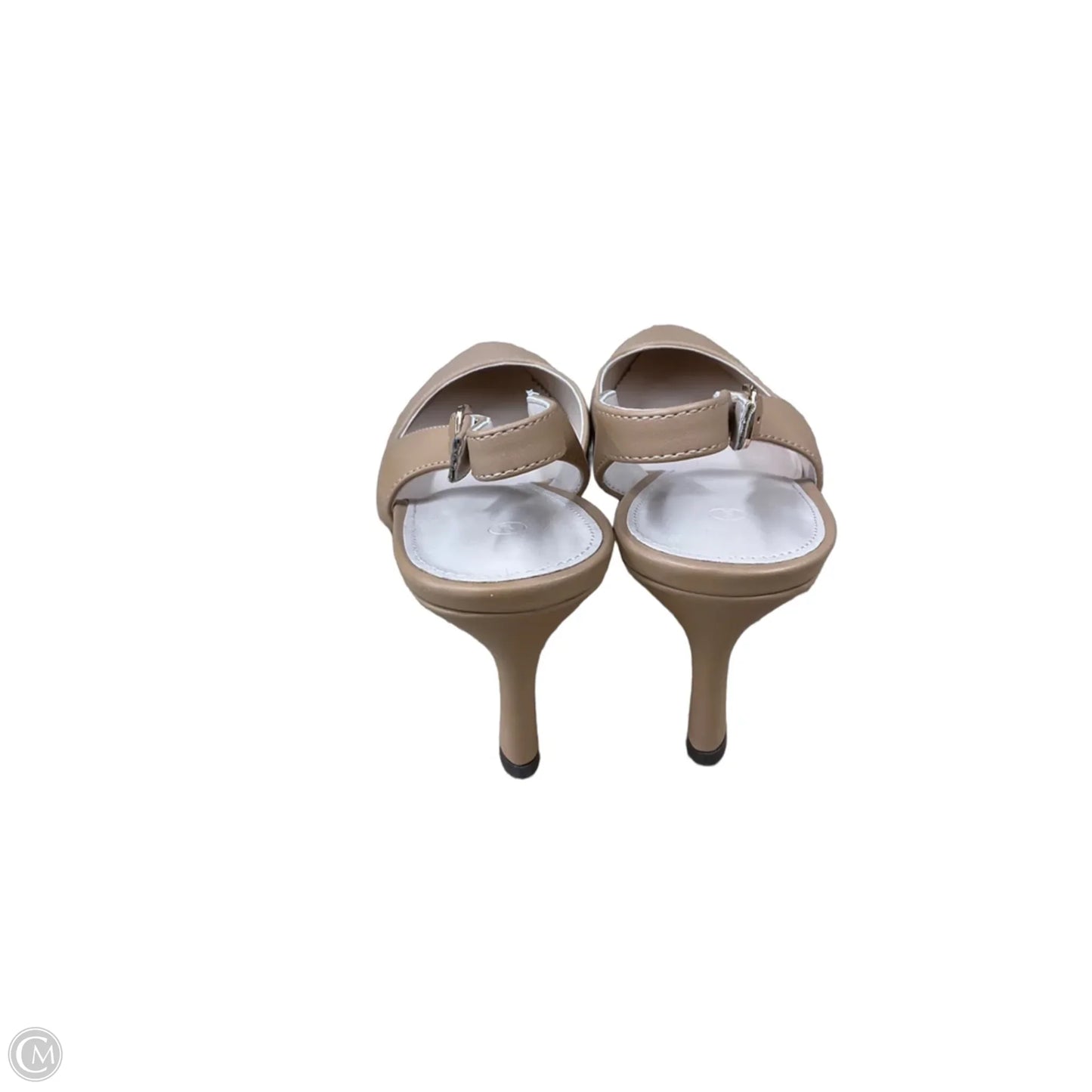Shoes Heels Platform By Clothes Mentor In Tan, Size: 9