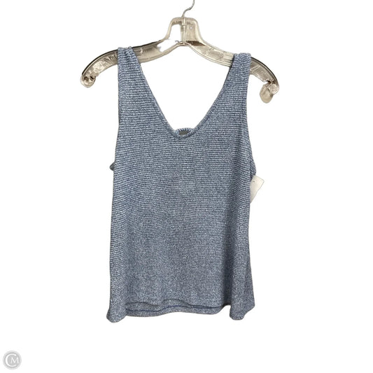 Top Sleeveless By Loft In Blue, Size: S