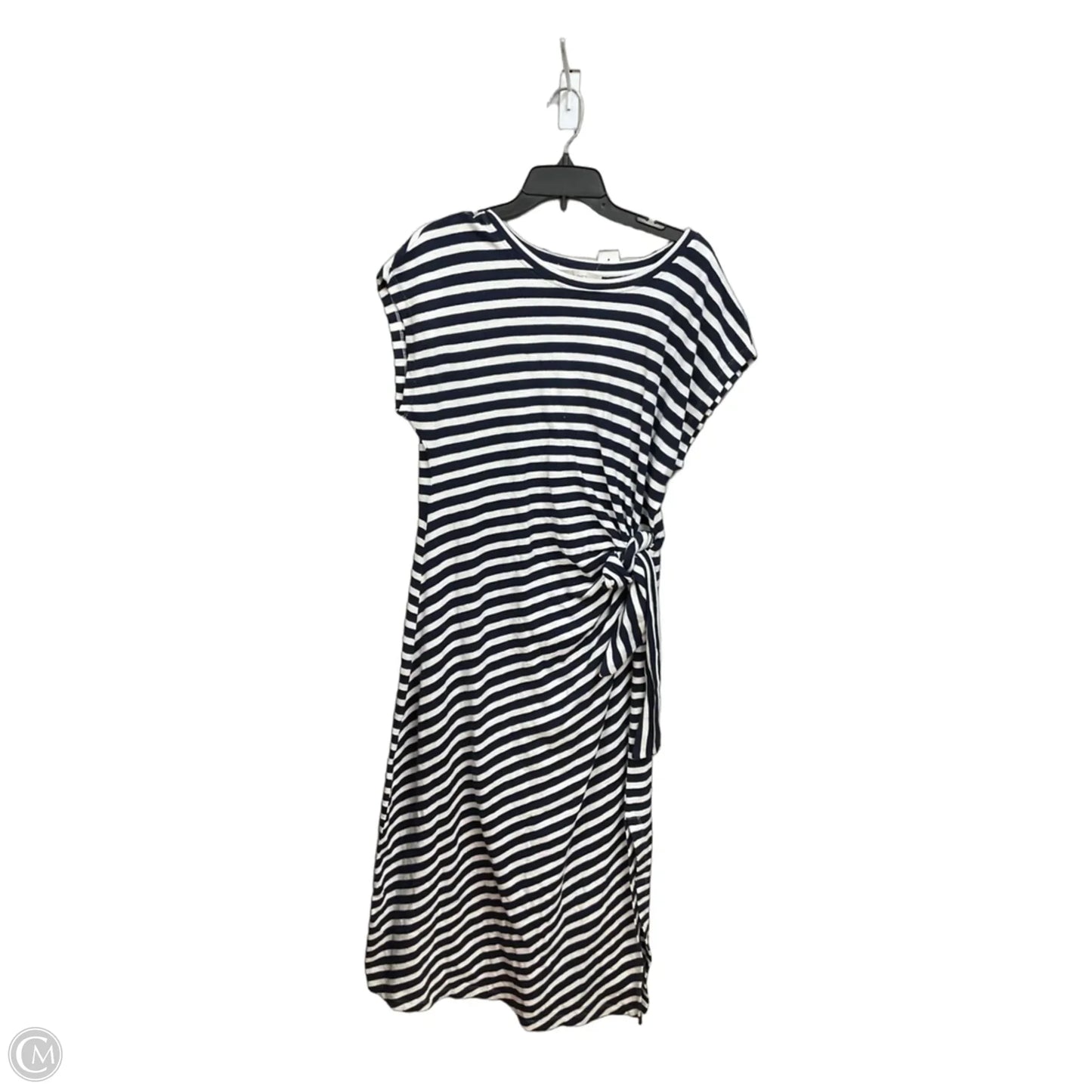 Dress Casual Maxi By Loft In Striped Pattern, Size: L
