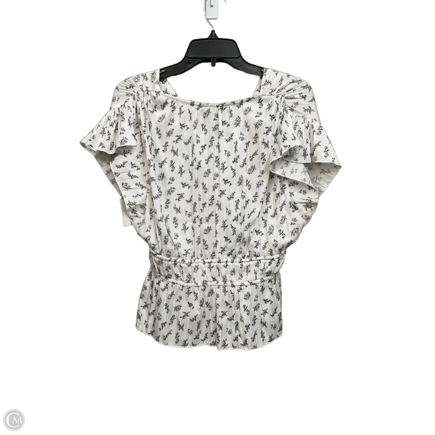 Top Sleeveless By Scoop In Black & White, Size: M