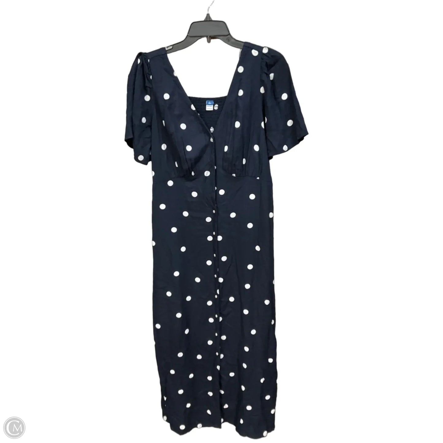 Dress Casual Maxi By Old Navy In Polkadot Pattern, Size: L