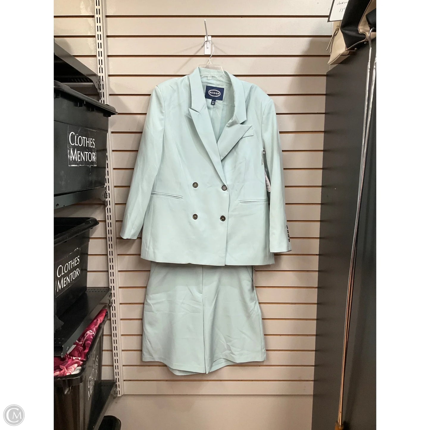 Shorts Set By Scoop In Blue, Size: L