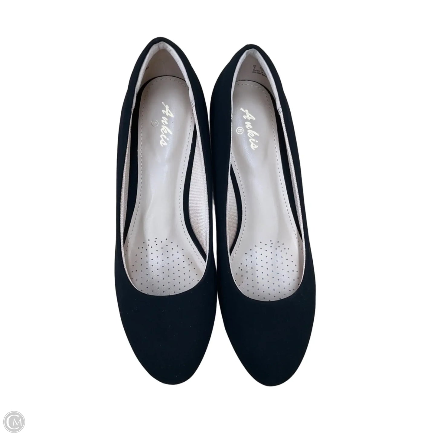 Shoes Heels Wedge By Clothes Mentor In Black, Size: 8