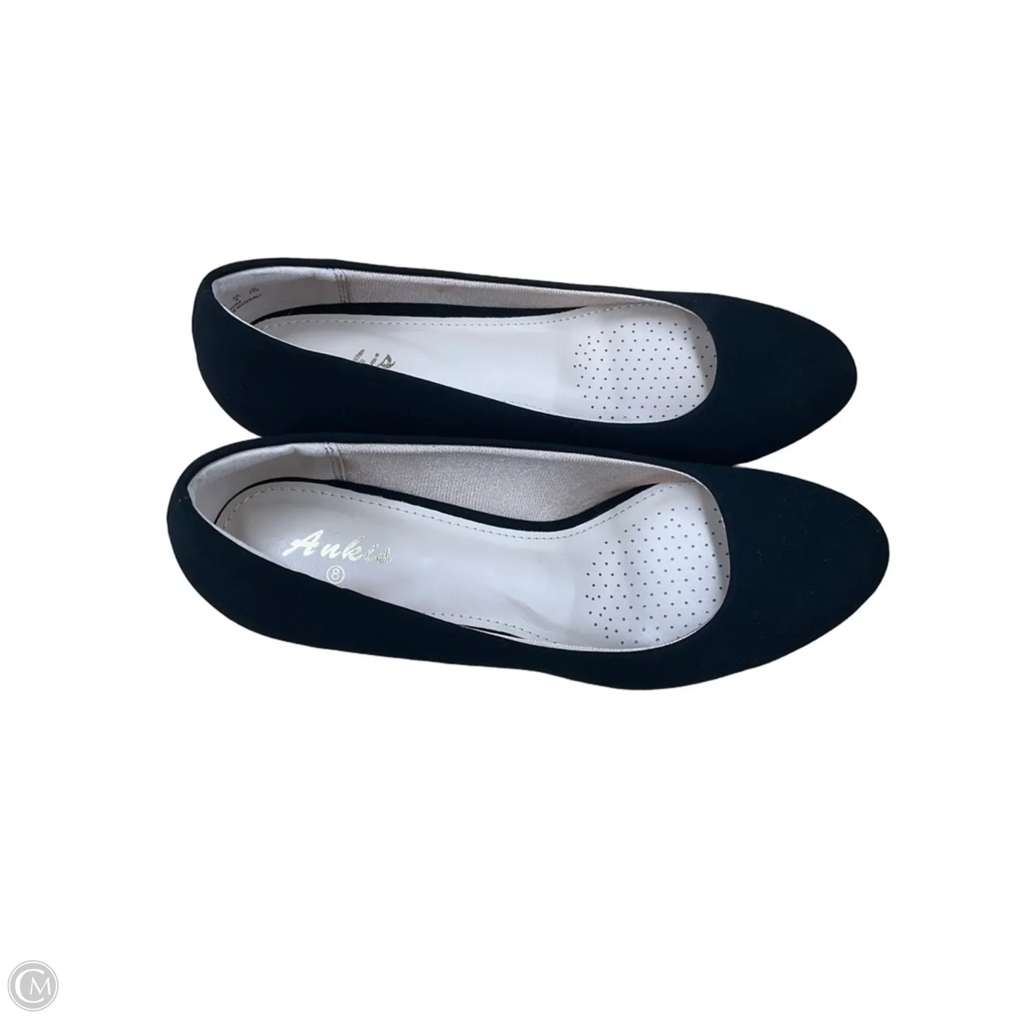 Shoes Heels Wedge By Clothes Mentor In Black, Size: 8
