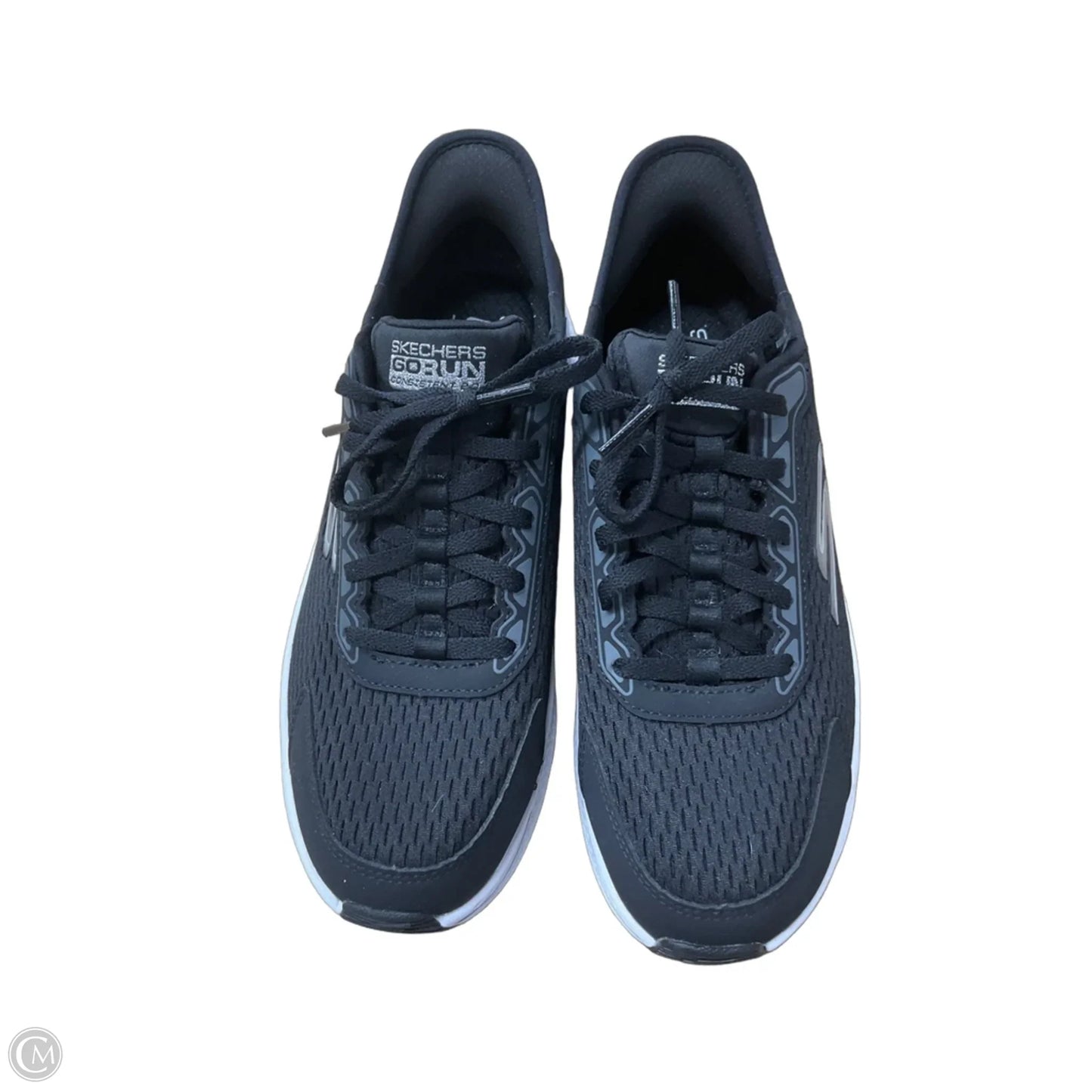 Shoes Sneakers By Skechers In Black & White, Size: 8